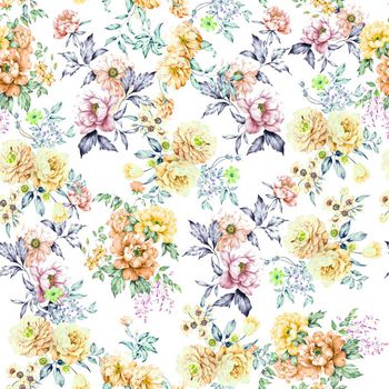 616720-玫瑰牡丹花卉黄