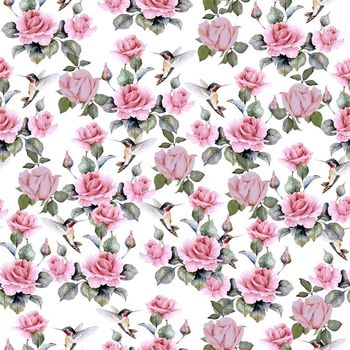 616733-玫瑰小鸟白