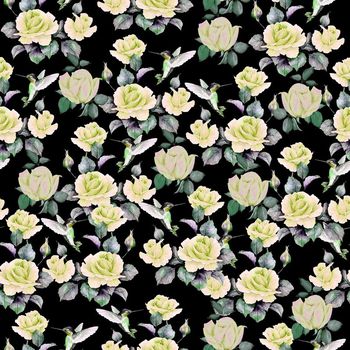 616734-玫瑰小鸟黄