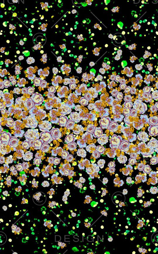 小碎花印花华亿平台图片