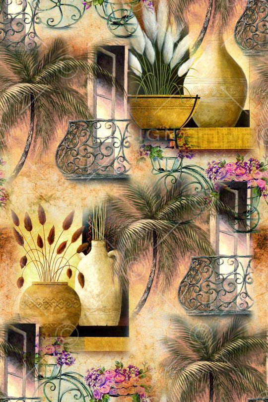 抽象印花华亿平台图片