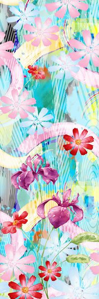 荷花印花华亿平台图片