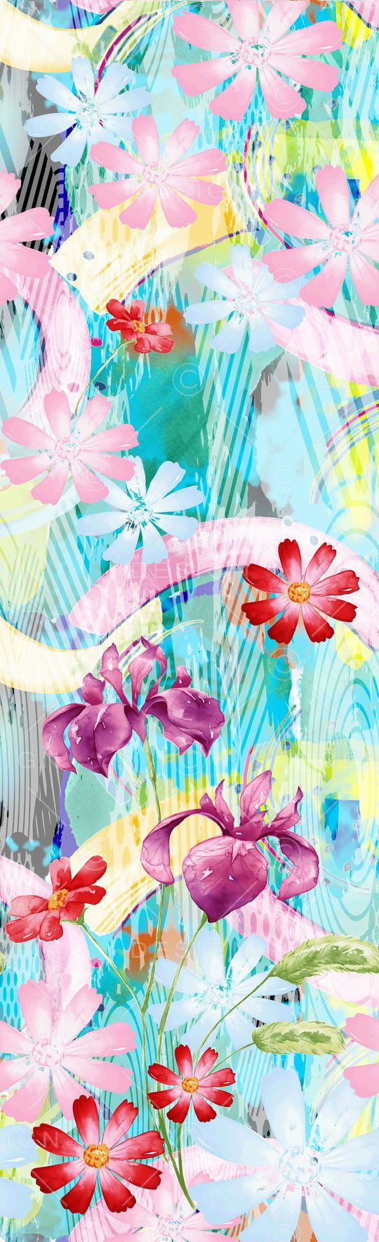 荷花印花华亿平台图片