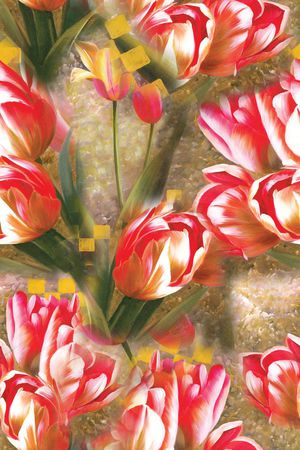 玫瑰印花华亿平台图片