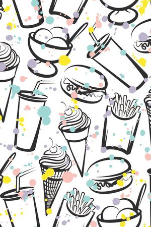 可爱风少女风印花华亿平台图片