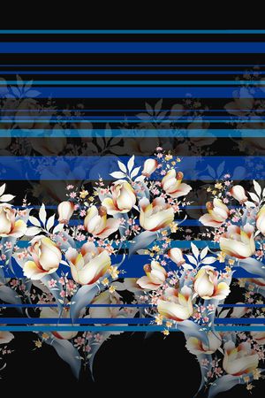 条纹印花华亿平台图片