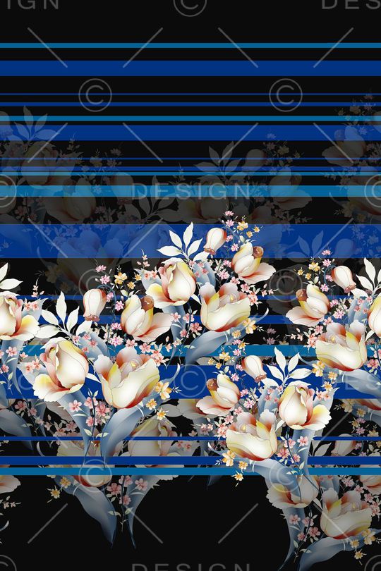 条纹印花华亿平台图片