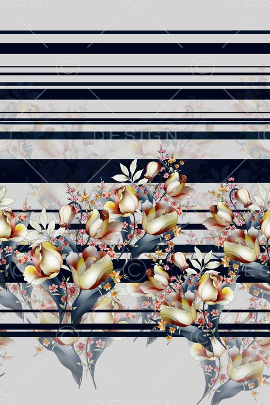 条纹印花华亿平台图片