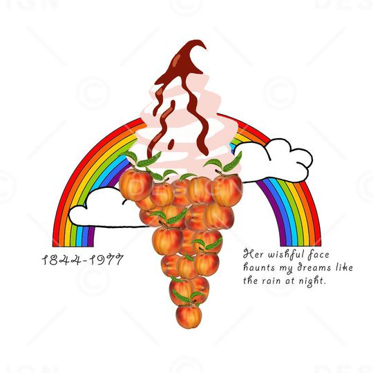 冰淇淋印花华亿平台图片