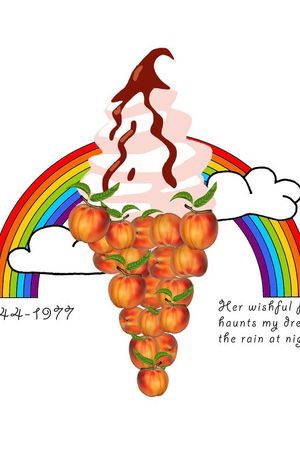 冰淇淋印花华亿平台图片