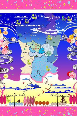 方巾丝巾印花华亿平台图片