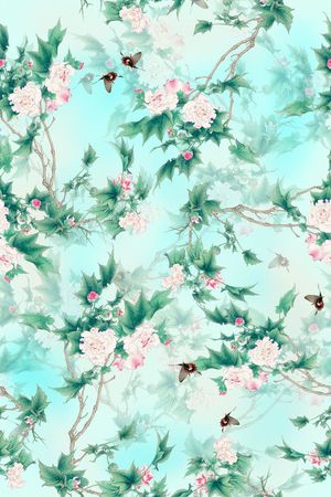 面料花印花华亿平台图片