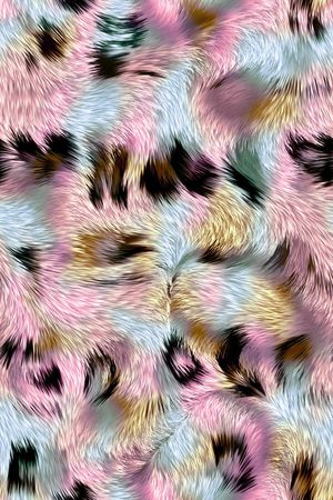 豹纹印花华亿平台图片