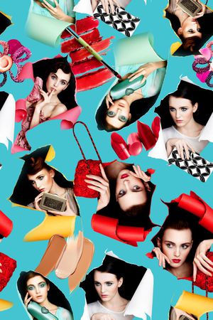 抽象印花华亿平台图片