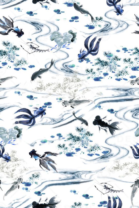 中国风印花华亿平台图片