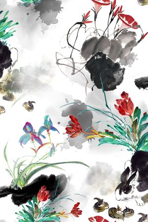 民族风印花华亿平台图片