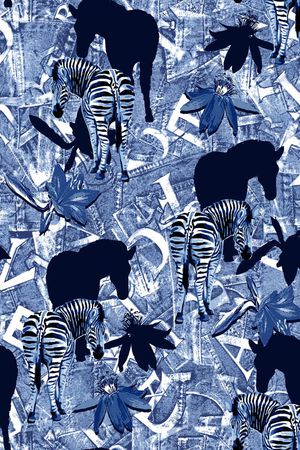 抽象几何清爽梦幻艺术平底立体手绘满版最新高清数码蕾丝民族中国风绣花珠宝肌理时尚潮

流大牌复古欧美风印花华亿平台图片