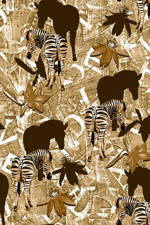 抽象几何清爽梦幻艺术平底立体手绘满版最新高清数码蕾丝民族中国风绣花珠宝肌理时尚潮

流大牌复古欧美风印花华亿平台图片