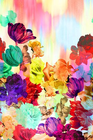 花瓣印花华亿平台图片