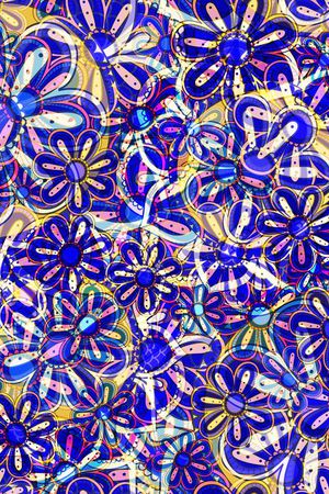 花的色彩世界印花华亿平台图片