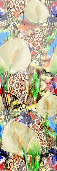 长巾印花华亿平台图片