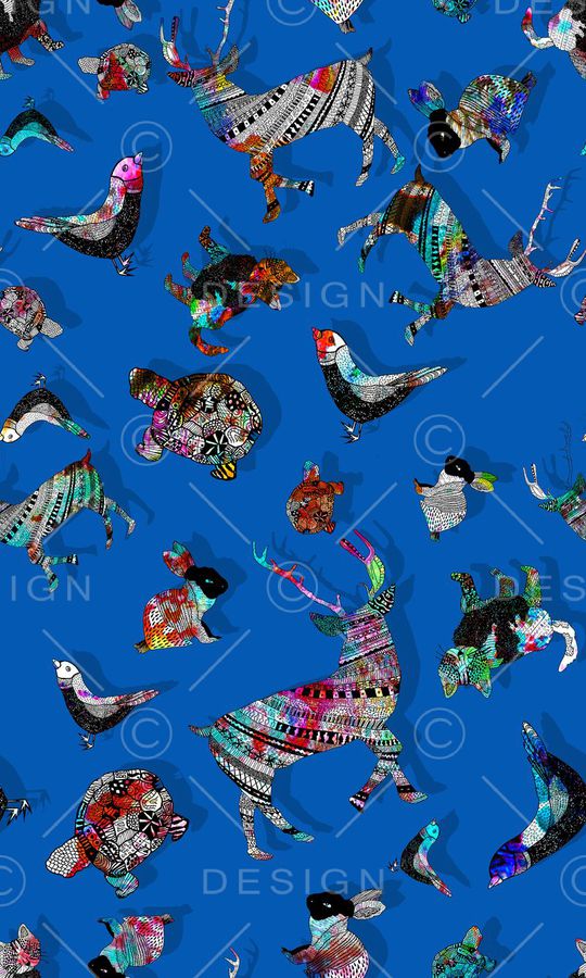 抽象印花华亿平台图片