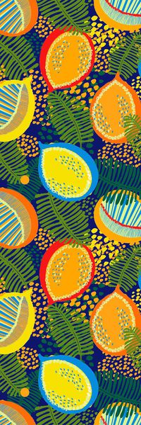 休闲水果花卉印花华亿平台图片