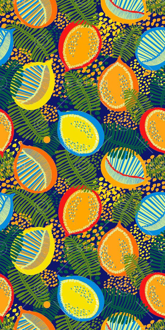 休闲水果花卉印花华亿平台图片