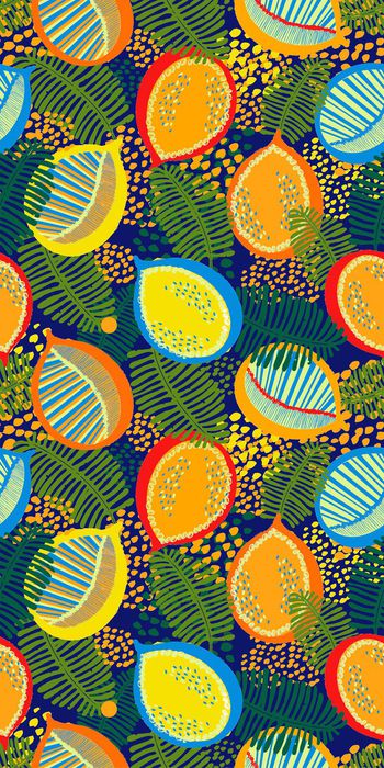 休闲水果花卉印花华亿平台图片