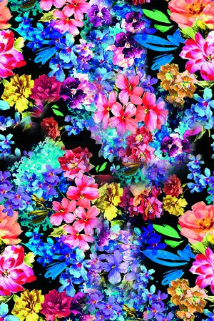 荷花印花华亿平台图片