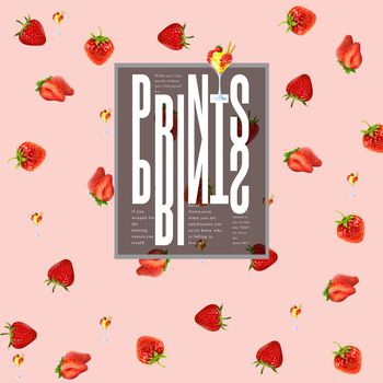 草莓印花华亿平台图片