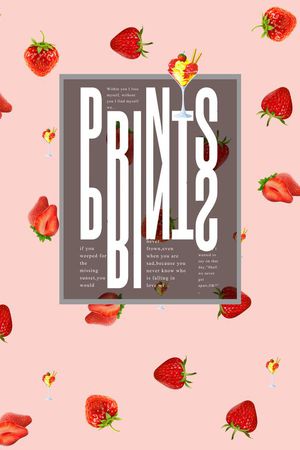 草莓印花华亿平台图片