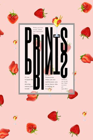 草莓印花华亿平台图片