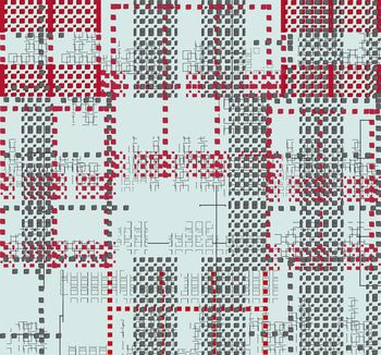 几何图像印花华亿平台图片