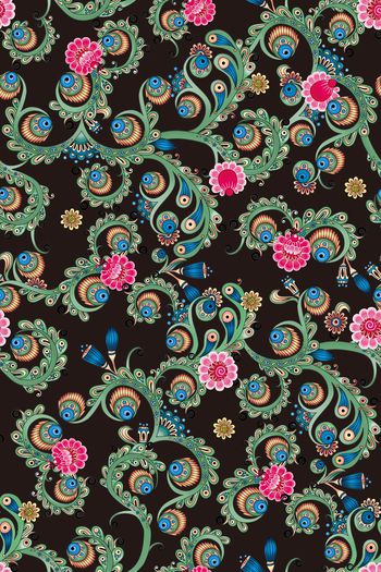 凤尾印花华亿平台图片