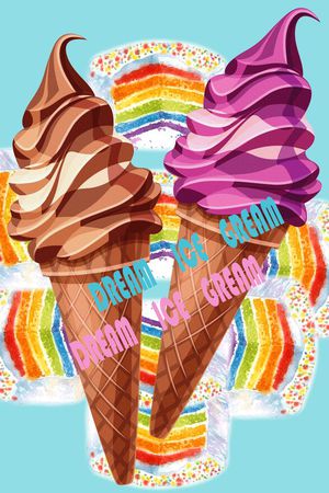 冰淇淋印花华亿平台图片