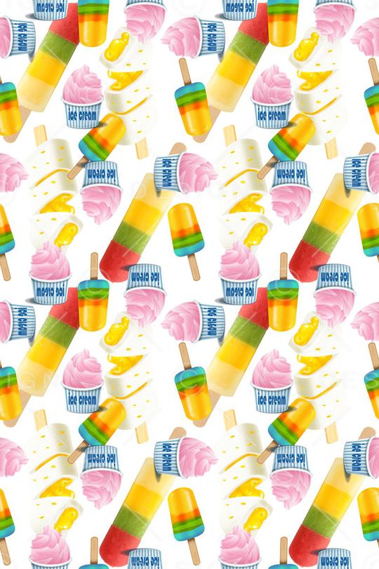 冰淇淋印花华亿平台图片