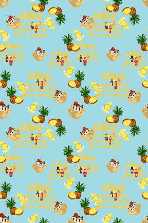 趣味图案印花华亿平台图片