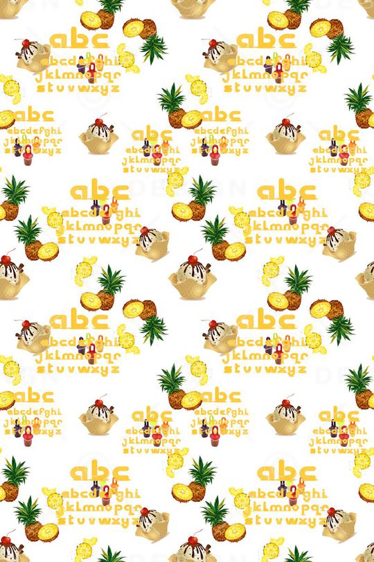 趣味图案印花华亿平台图片