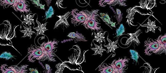 原创佩斯利图文印花华亿平台图片