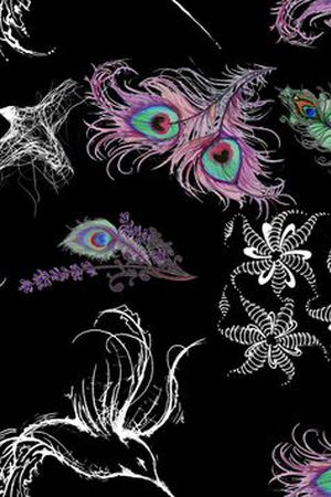 原创佩斯利图文印花华亿平台图片