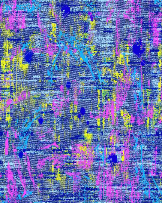 牛仔印花华亿平台图片