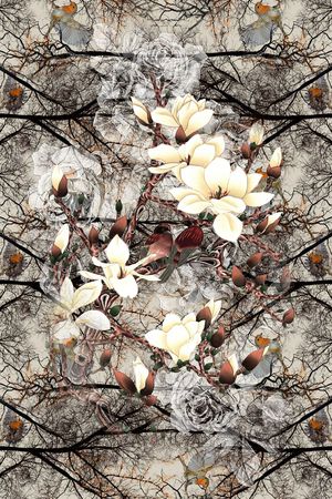 面料花印花华亿平台图片