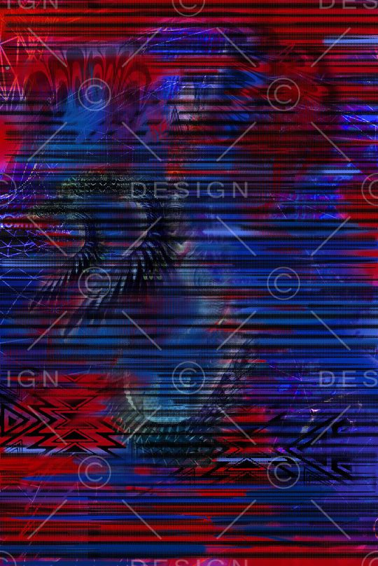 时尚色彩印花华亿平台图片