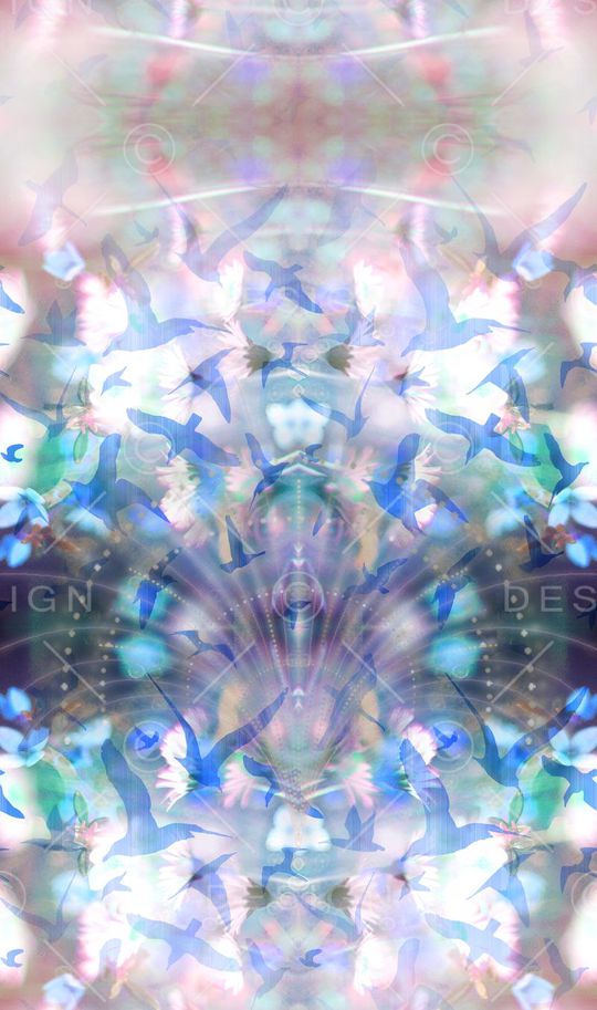 飞鸟印花华亿平台图片