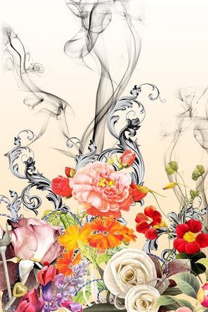 花朵印花华亿平台图片