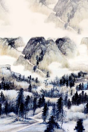 旗袍印花华亿平台图片