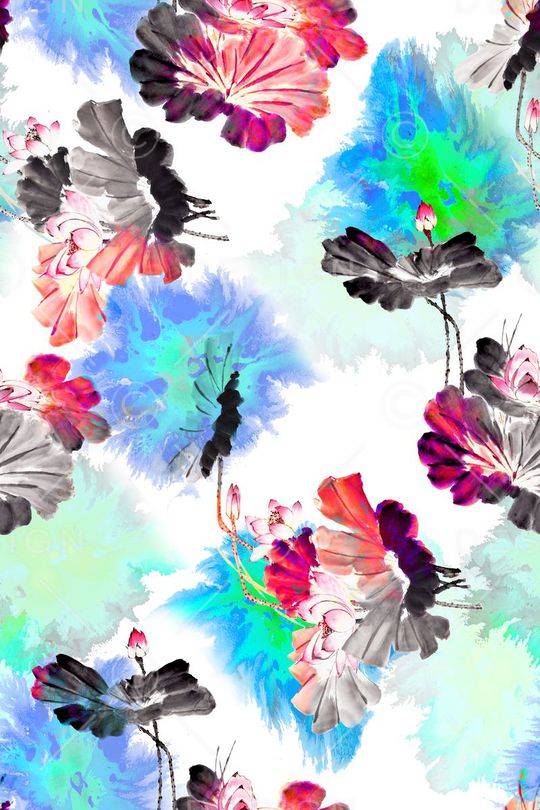 中国风印花华亿平台图片