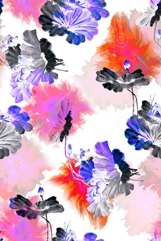 中国风印花华亿平台图片