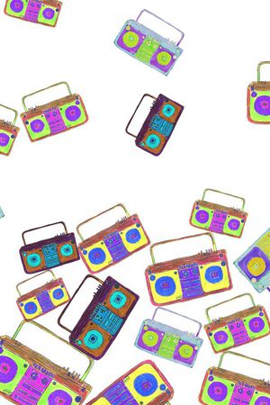 笔触印花华亿平台图片